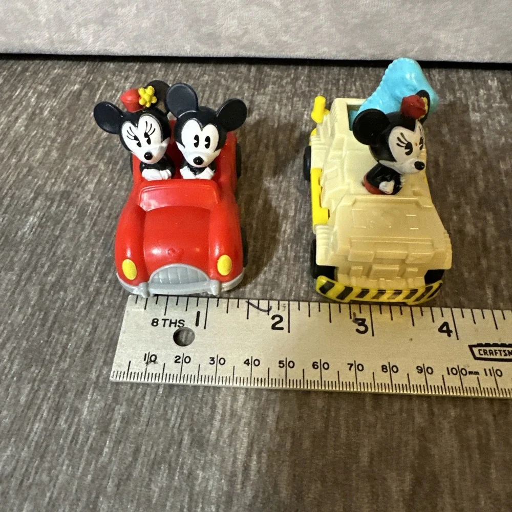 Lot Of 2 Mickey & Minnie Mouse Train Cars 2020 McDonalds Happy Meal Toy Dinosaur